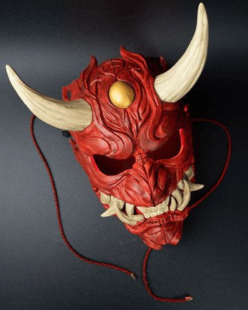 Maschera oni giapponese stampata in 3D