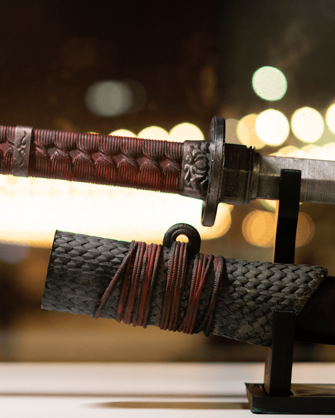 Katana decorativa stampata in 3D con fodero