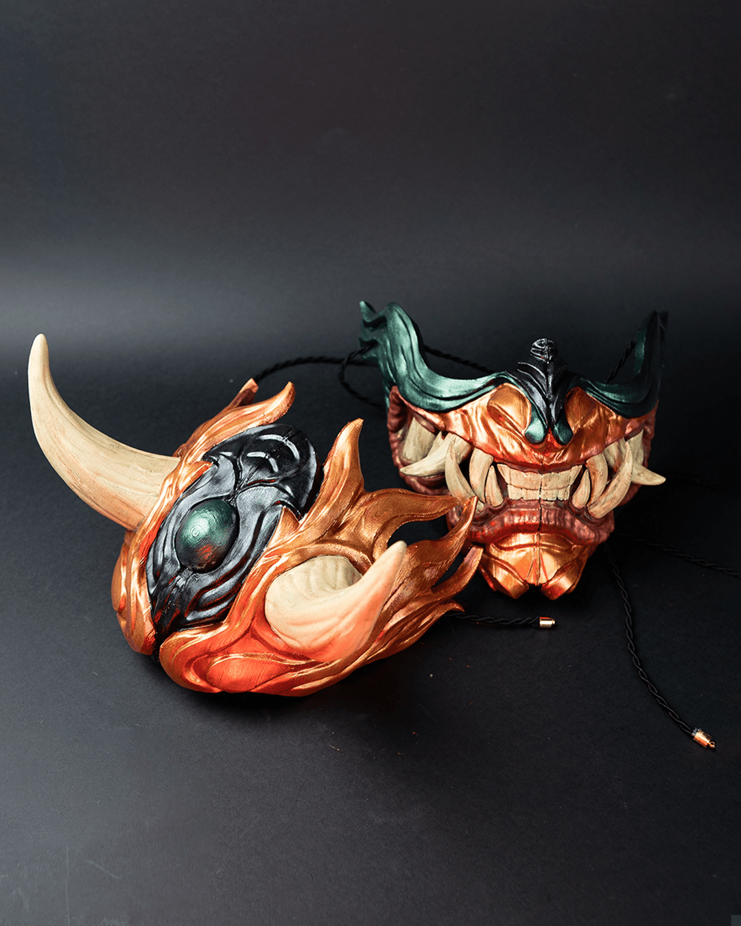 Maschera oni giapponese stampata in 3D