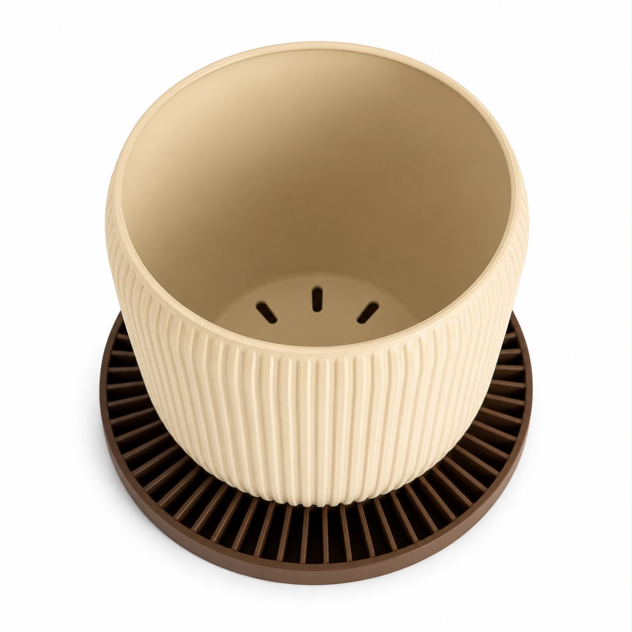 Vaso per Piante con Sottovaso Integrato
