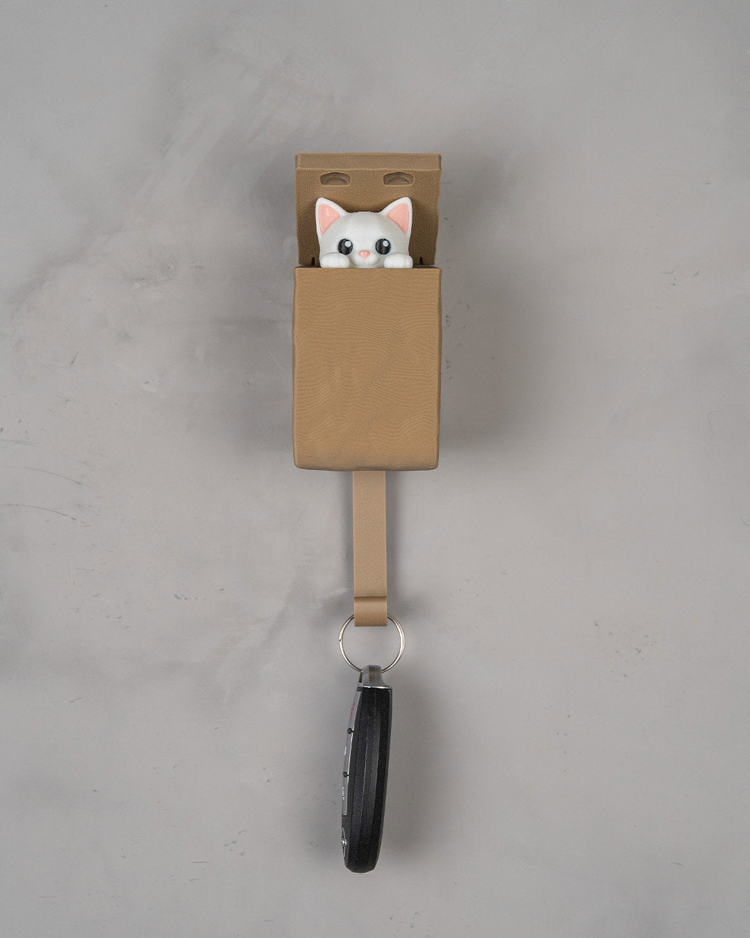 Portachiavi gattino nella scatola