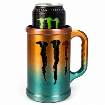 Boccale Porta-Lattina Personalizzato – Energy Drink Style