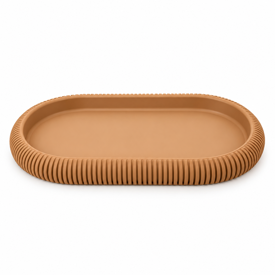 Vassoio ovale decorativo stile japandi