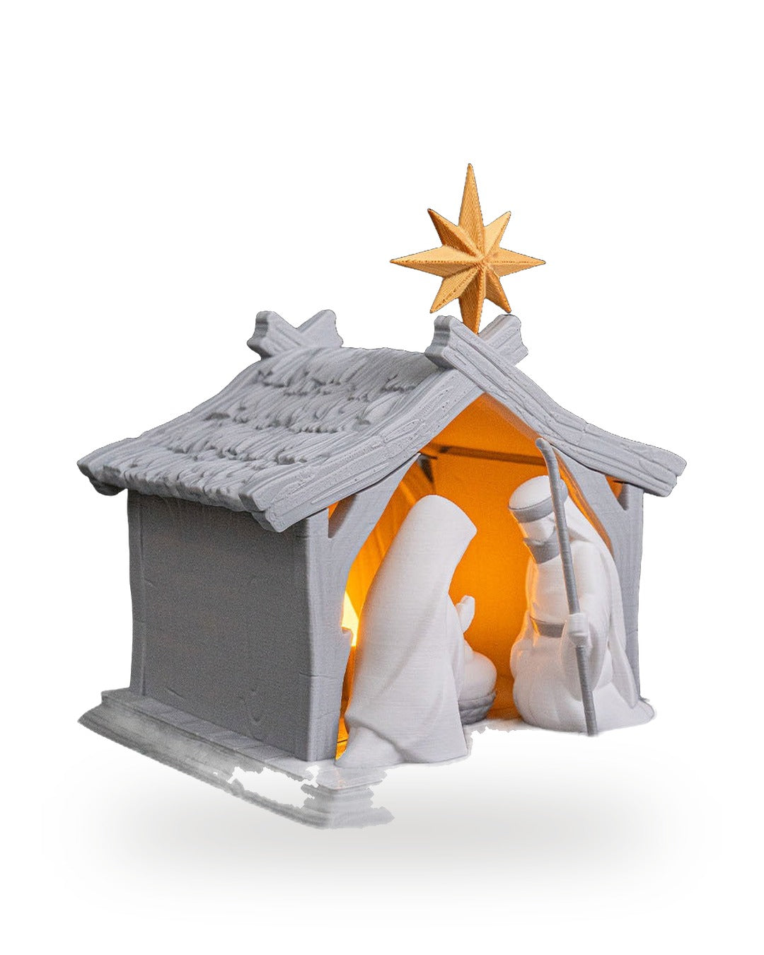 Lampada Presepe Illuminato con Candela LED