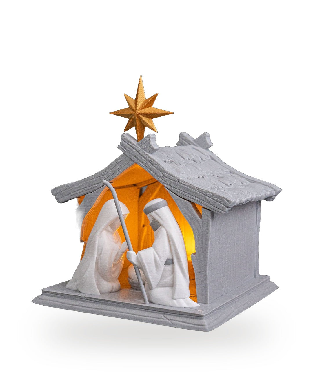 Lampada Presepe Illuminato con Candela LED