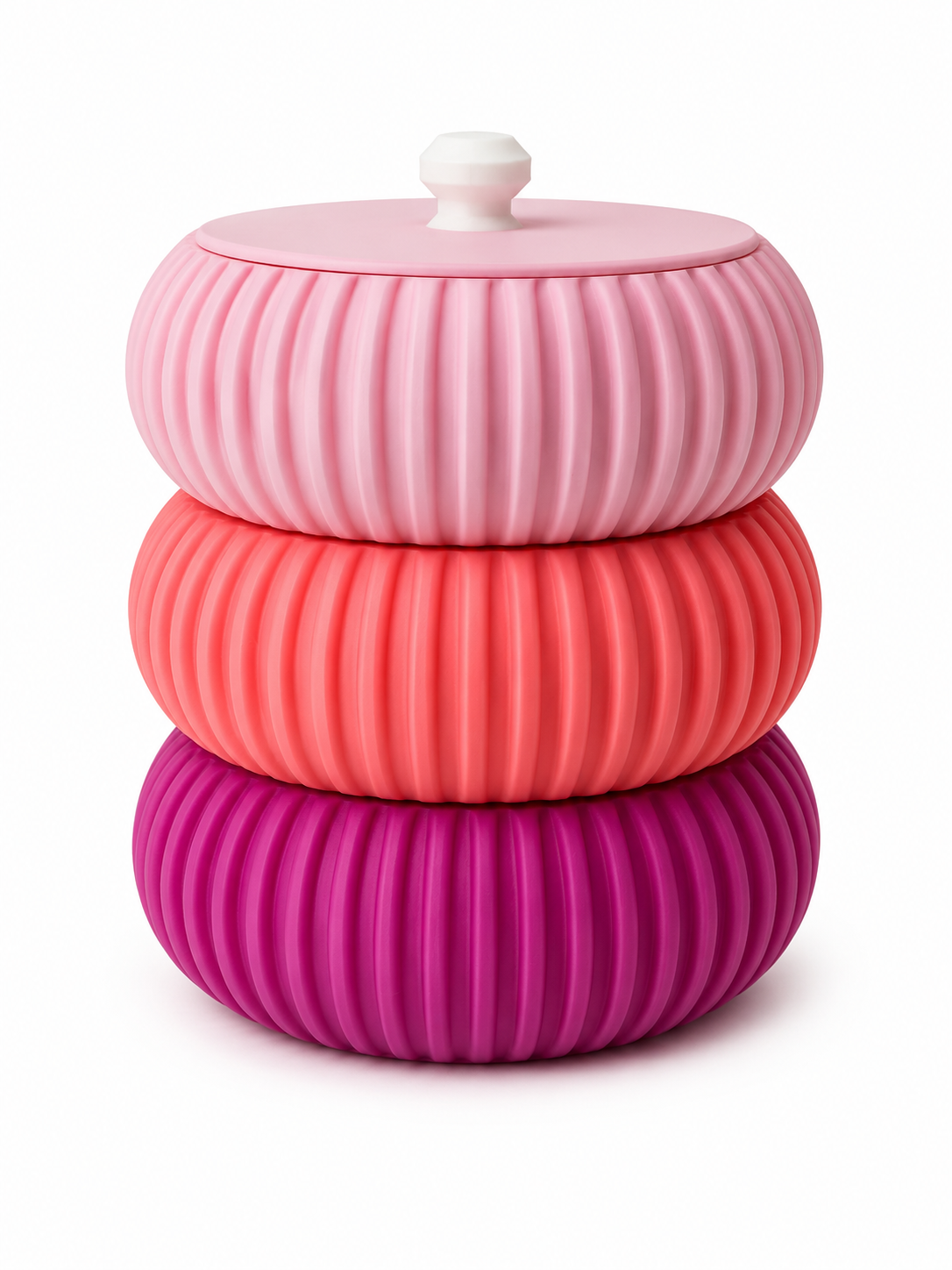 Stackable organizer with texture