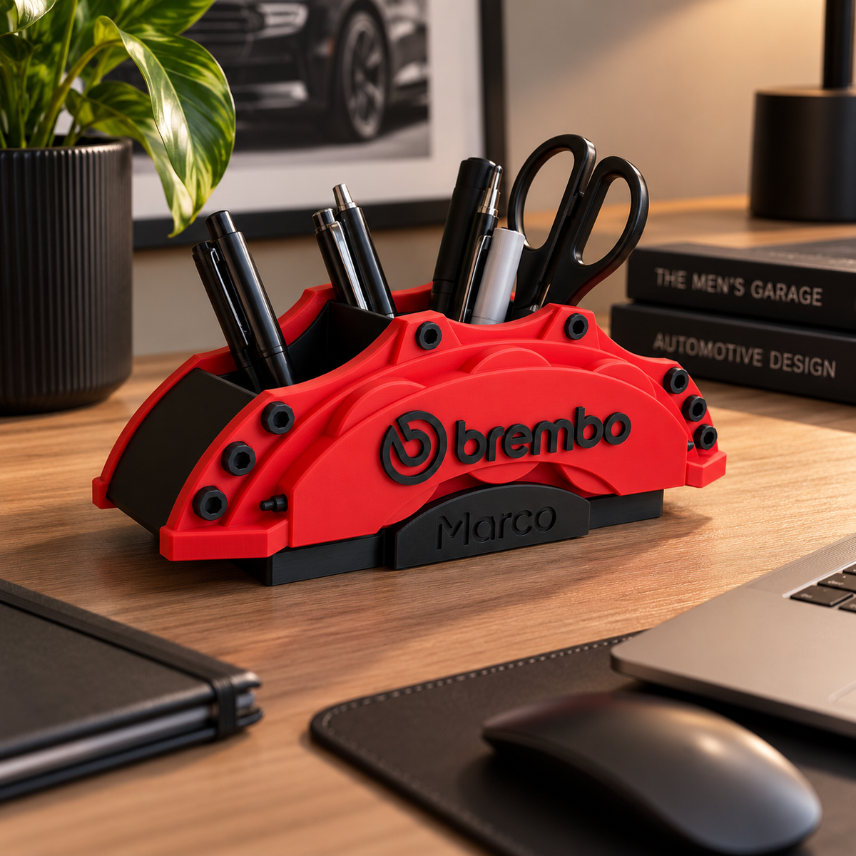 Portapenne Personalizzato – Design Pinza Freno