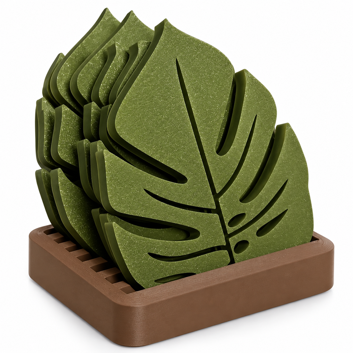 Sottobicchieri Monstera – Set con 6 Porta Sottobicchieri
