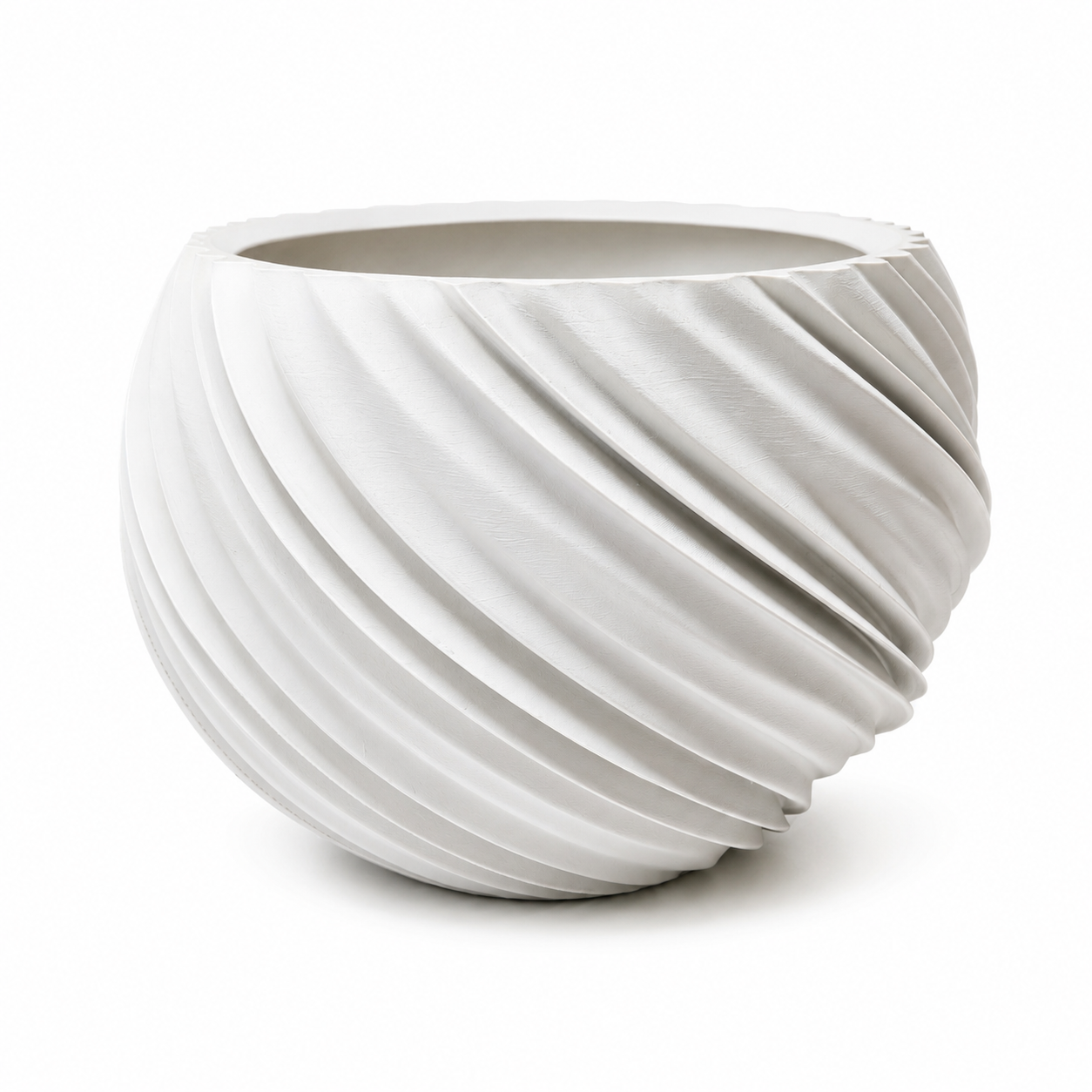 Vaso Decorativo Moderno con Design a Spirale | Coprivaso per Piante da Interno