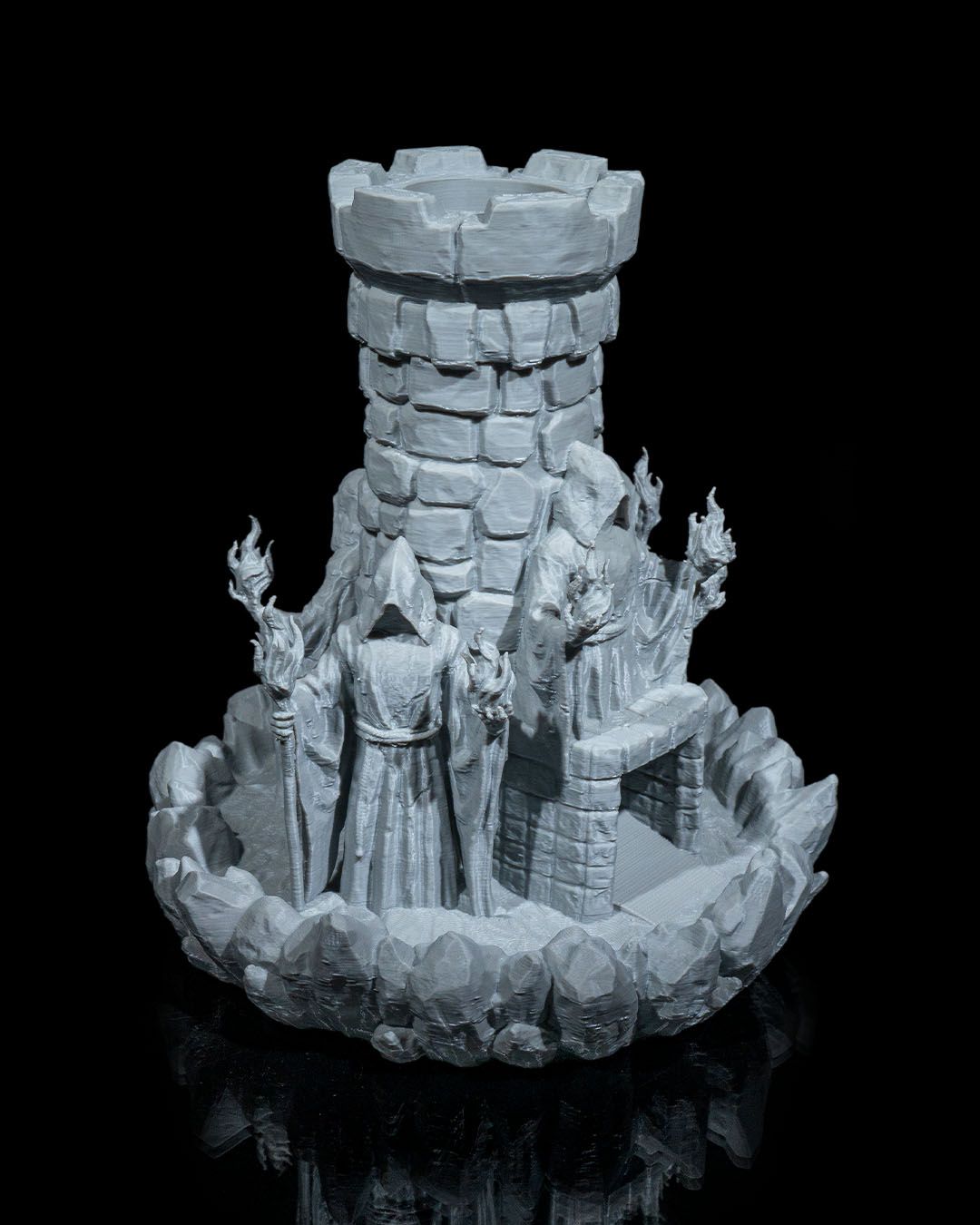 Torre dei dadi del mago stampata in 3D