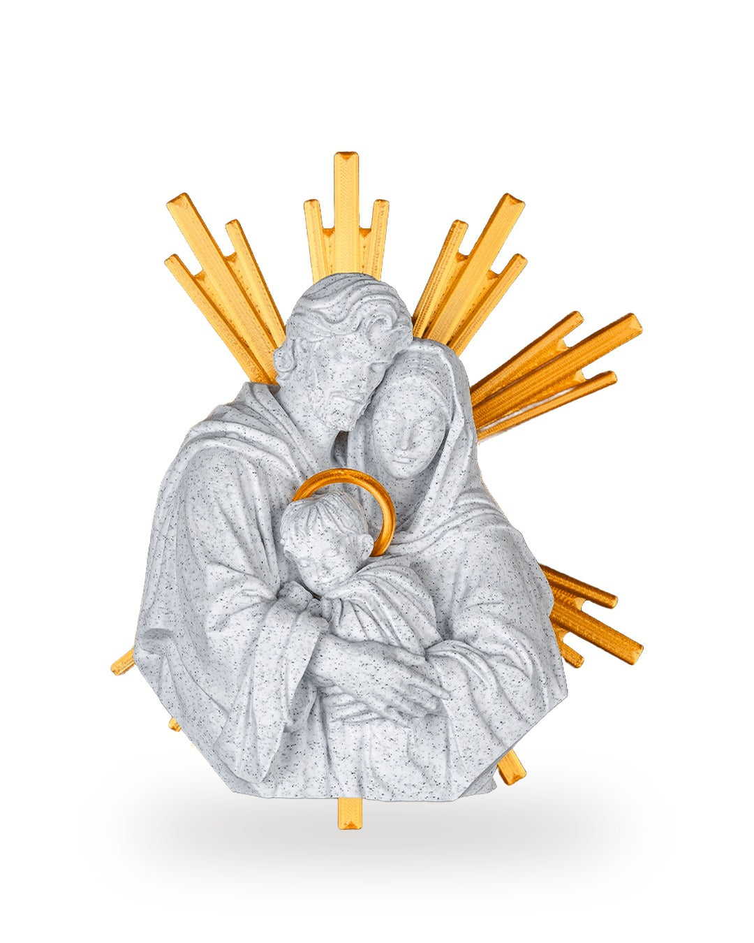 Sacra Famiglia con Raggiera Dorata