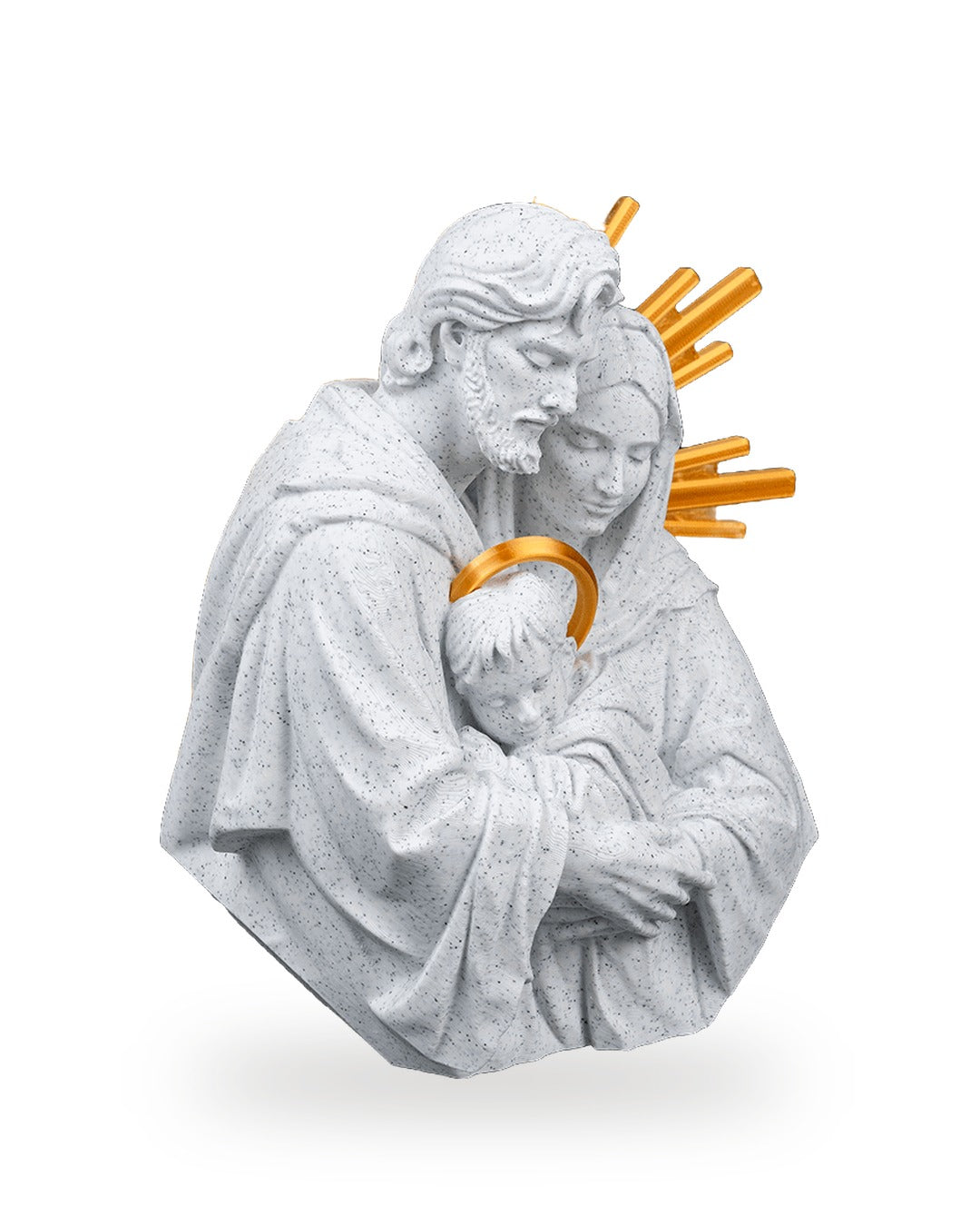 Sacra Famiglia con Raggiera Dorata